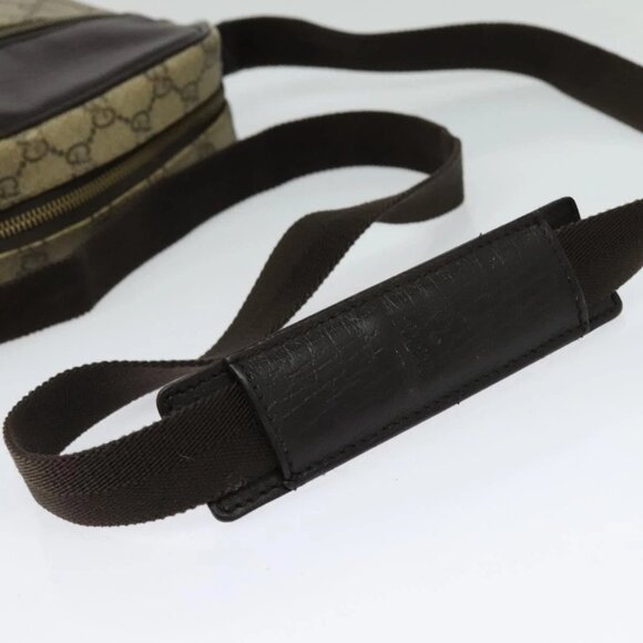 GUCCI GG Supreme Shoulder Bag PVC Beige Gold - Picture 7 of 16